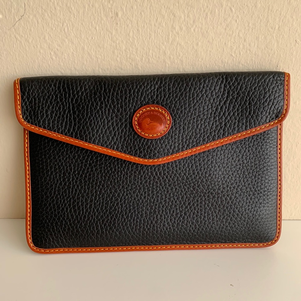 Dooney & Bourke Leather mini tech envelope clutch